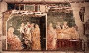 GIOTTO di Bondone Birth and Naming of the Baptist oil painting reproduction